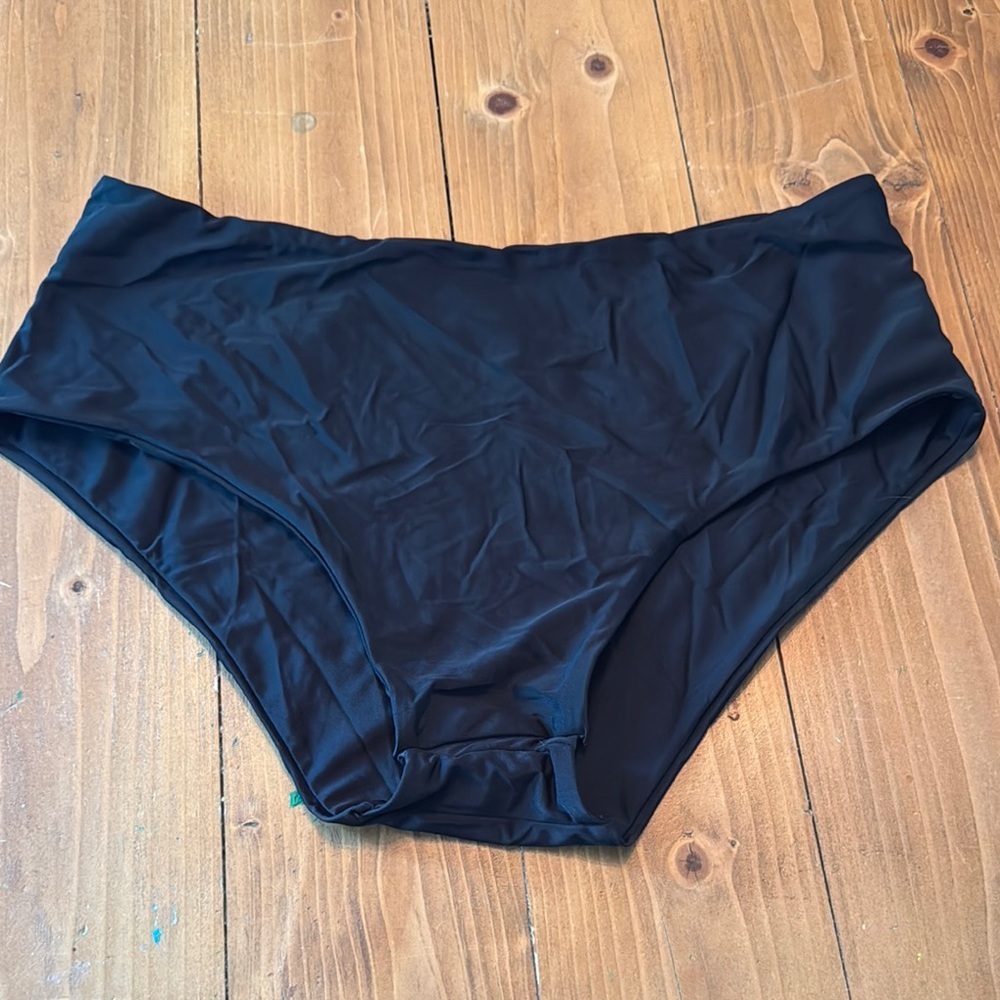 Women's Black swim‎ bottoms size 12